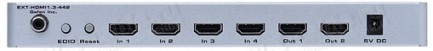 Фото2 EXT-HDMI1.3-442 - Видео коммутатор сигналов HDMI1.3, 4х2 с ИК пультом управления