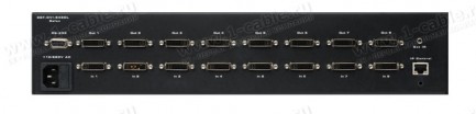 Фото3 GEF-DVI-848DL - Матричный видео коммутатор DVI Dual Link 8х8 с управлением по удаленному IP, ИК пуль