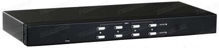 Фото1 HIT-COMPAUD-442 - Матричный коммутатор 4х2 компонентных видеосигналов и стерео аудиосигналов (аналог
