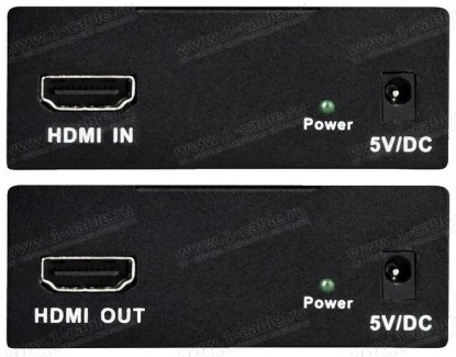 Фото2 HIT-HDMI-CAT5-060PRO - Удлинитель линий HDMI (версия 1.3) по двум кабелям витая пара (5e/6 Кат) на д