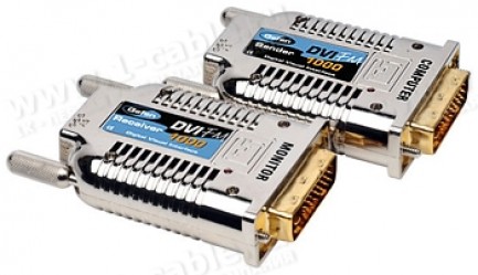 Фото1 EXT-DVI-FM1000 - Компактный удлинитель линий DVI по оптоволокну на расстояния до 1000 м