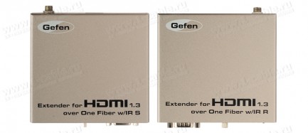 Фото2 EXT-HDMI1.3-1FO - Удлинитель линий HDMI v1.3, сигналов управления RS-232 и ИК по оптоволокну на 330 