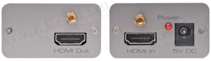 Фото2 GTV-HDMI1.3-141 - Линейный усилитель-корректор сигналов HDMI1.3 с встроенным эквалайзером (гнездо-гн