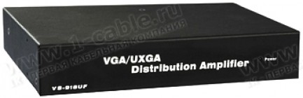Фото1 HIT-VGA-148 - Распределитель-усилитель сигналов VGA (2048x1536, 60 Hz) 1:8, 1 вход VGA > 8 выходов V