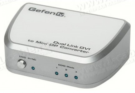 Фото1 GTV-DVIDL-2-MDP - Конвертер сигналов Dual Link DVI в Mini DisplayPort с аудиоподдержкой