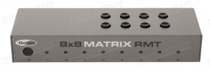 Фото1 EXT-RMT-MATRIX-848 - Блок управления 8-ми кнопочный для контроля матричных коммутаторов сигналов 8х8
