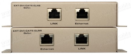 Фото2 EXT-DVI-CAT5-ELR - Удлинитель линий DVI, RS-232, Ethernet по одному кабелю витая пара (5 Cat) на 100
