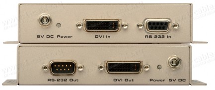 Фото3 EXT-DVI-CAT5-ELR - Удлинитель линий DVI, RS-232, Ethernet по одному кабелю витая пара (5 Cat) на 100