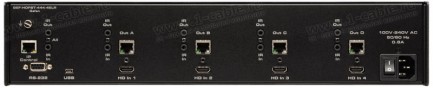 Фото2 GEF-HDFST-444-4ELR - Матричный видео коммутатор HDMI 4х4 с поддержкой разрешений до 1080p с Deep Col