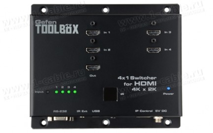 Фото3 GTB-HD4K2K-441-BLK - Видео коммутатор сигналов HDMI 4х1, с поддержкой 4K x 2K, 30 Гц и 1080p Full HD