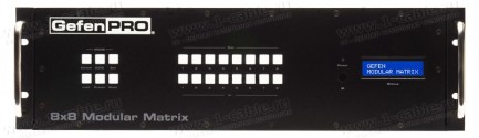 Фото2 GEF-MOD-848 - Модульный матричный коммутатор DVI и/или DisplayPort 8x8, с управлением RS-232 и Ether