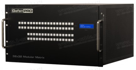 Фото1 GEF-MOD-32432 - Модульный матричный коммутатор DVI и/или DisplayPort 32x32, с управлением RS-232 и E