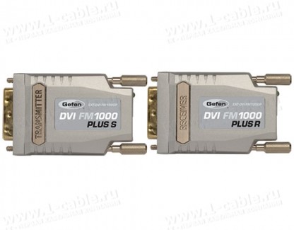 Фото1 EXT-DVI-FM1000P - Компактный удлинитель линий DVI по оптоволокну на расстояния до 1700 м