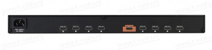 Фото3 HIT-HDMI4K2К-148PRO - Распределитель сигналов HDMI 1:8 (4K2K), 1 вход > 8 выходов, встроенный блок п