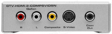 Фото3 GTV-HDMI-2-COMPSVIDSN - Преобразователь цифровых сигналов HDMI в аналоговые композитные/с-видео сигн