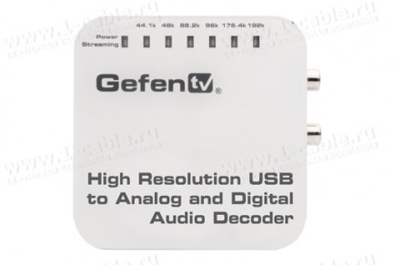 Фото1 GTV-192KUSB-2-ADAUD - Преобразователь сигналов USB в аналогово-цифровые аудиосигналы