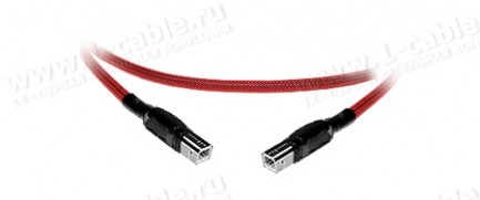 Фото1 1K-USB07-BВ-0.. Кабель USB 2.0 для передачи данных в защитной оплетке, штекер (тип B) -штекер (тип В