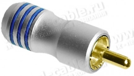 Фото1 AC-2270-4. Разъем RCA кабельный, штекер, пайка, на кабель диам. до 4.0 мм