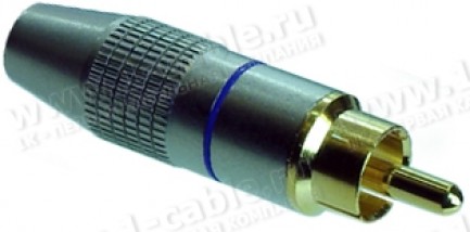 Фото1 AC-H9G. Разъем RCA кабельный, штекер, пайка, на кабель диам. до 6.0 мм