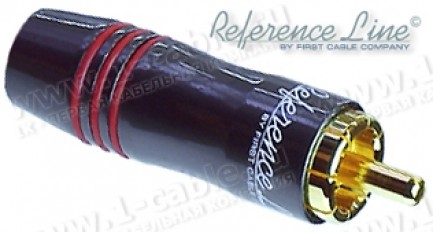 Фото1 ACR-71-8. Разъем RCA кабельный, серия "Reference Line", штекер, на кабель диам. до 8.5 мм