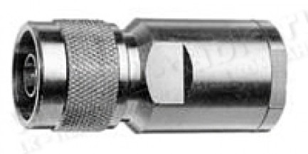 Фото1 J01020.0029 Разъем N кабельный под LMR/H-типы кабелей, штекер усиленный, ц.контакт- пайка, муфта- за