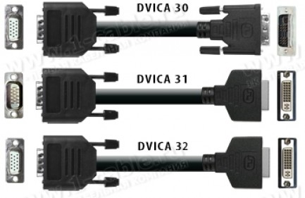Фото1 DVICA-3. Адаптер VGA (D-Sub 15-пин) > DVI