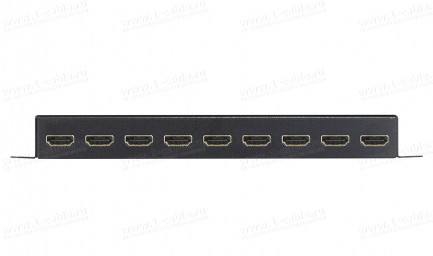Фото2 HIT-HDMI-148W - Распределитель сигналов HDMI 1:8, 1 вход > 8 выходов, возможность настенного креплен