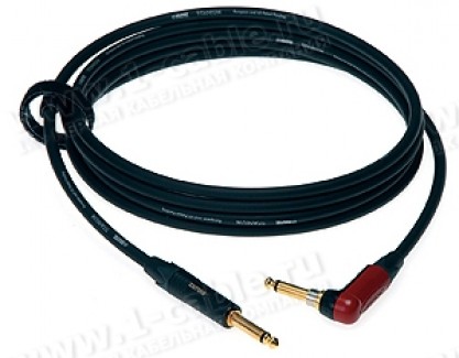 Фото1 TIR0..0PSP Гитарный кабель "TITANIUM" моно Phono Jack > моно угловой Phono Jack c минимальной микроф