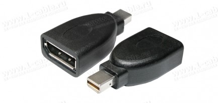 Фото1 DP2MDP-FM - Адаптер видеосигналов DisplayPort (гнездо) на Mini DisplayPort (штекер)