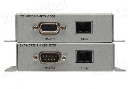 Фото2 EXT-HDRS2IR-4K2K-1FO - Удлинитель линий HDMI Ultra HD (4K2K), сигналов управления RS-232 и ИК по опт