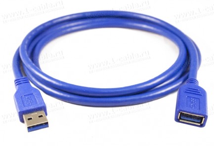 Фото2 1K-USB303-AAF-0. Кабель-удлинитель USB 3.0 для передачи данных, штекер (тип A) - гнездо (тип A)