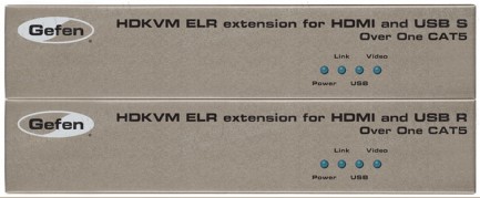 Фото1 EXT-HDKVM-ELR Удлинитель HDMI и USB по одному кабелю витая пара на длины до 100 м, с поддержкой 4K x