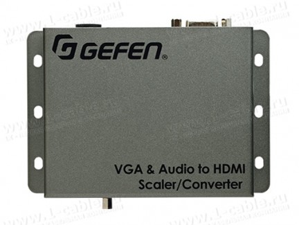 Фото1 EXT-VGAA-HD-SC Преобразователь аналоговых сигналов VGA и аудио сигнала в HDMI сигнал с встроенным ма