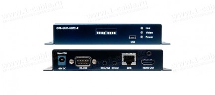 Фото2 GTB-UHD-HBT2 - Удлинитель линий HDMI 2.0 по кабелю витая пара (Cat.5e) на длины до 150 м, с поддержк