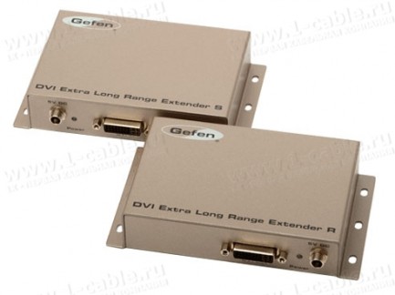 Фото1 EXT-DVI-ELR - Удлинитель линий DVI-D Single Link по одному кабелю витая пара (Cat. 5E) на 100 м