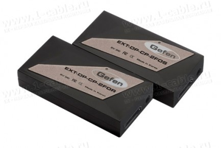 Фото1 EXT-DP-CP-2FO - Удлинитель сигналов DislpayPort (поддержка разрешений до 2560 х 1600) по оптоволокну