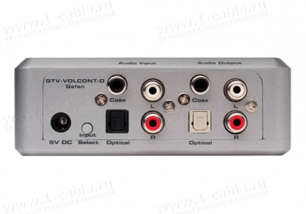 Фото2 GTV-VOLCONT-D - Корректор уровня небалансного аналогового стерео и цифровых аудиосигналов со встроен