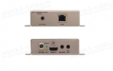 Фото2 EXT-HD2IRS-LAN-.X Удлинитель HDMI, RS-232, двунаправленного ИК по кабелю витая пара (5e/6 Кат) или п