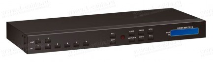 Фото3 HIT-HDMI4K2K-X.4. Матричный видео коммутатор сигналов HDMI (4K2K), управление RS-232, Ethernet и ИК