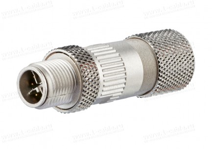 Фото1 MNF881A315-0001 Разъем Ethernet M12 X- coded, кабельный, штекер, серия Field Plug, класс защиты IP67