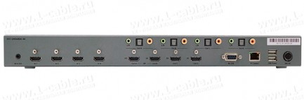 Фото2 EXT-UHD600A-44 Видео коммутатор сигналов HDMI2.0 4х4, с поддержкой 4K, HDCP 1.4 и 2.2, с выделением 