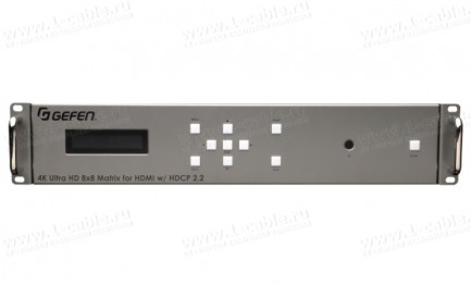 Фото2 EXT-UHD-88 Видео коммутатор сигналов HDMI2.0 8х8, с поддержкой 4K, 3D, HDCP 1.4 и 2.2, полоса пропус