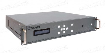 Фото1 EXT-UHD600A-88 Видео коммутатор сигналов HDMI2.0 8х8, с поддержкой 4K, HDCP 1.4 и 2.2, с выделением 
