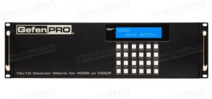 Фото2 GEF-HDFST-MOD-16416-HD Видео коммутатор сигналов HDMI 16х16, модульный, с поддержкой 1080P, HDCP, De