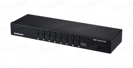 Фото1 HIT-HDMI4K2К-841 Видео коммутатор сигналов HDMI (4K2K) 8х1, управление RS232 и ИК
