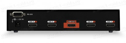 Фото3 HIT-HDMI-441PRO Видео коммутатор сигналов HDMI 4х1 с ИК пультом управления