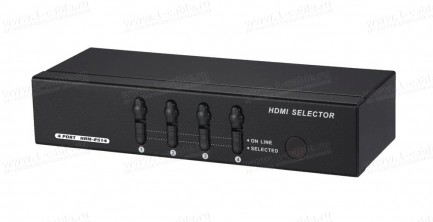 Фото1 HIT-HDMI4K2K-441 Видео коммутатор сигналов HDMI (4K2K) 4х1, управление RS232 и ИК