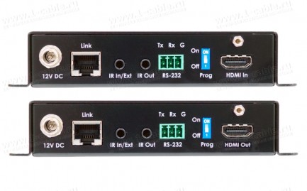 Фото4 GTB-UHD600-HBT Удлинитель линий HDMI 2.0 по кабелю витая пара (Cat.5e) на длины до 80 м, с поддержко