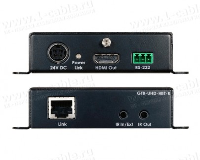 Фото3 GTB-UHD-HBT Удлинитель линий HDMI 2.0 по кабелю витая пара (Cat.5e) на длины до 100 м, с поддержкой 