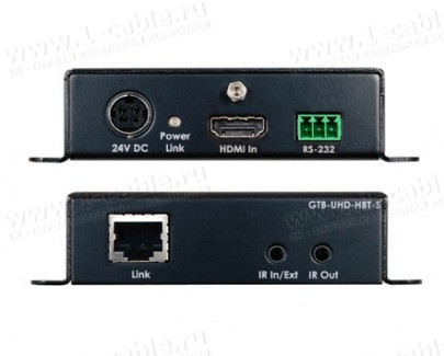 Фото4 GTB-UHD-HBT Удлинитель линий HDMI 2.0 по кабелю витая пара (Cat.5e) на длины до 100 м, с поддержкой 